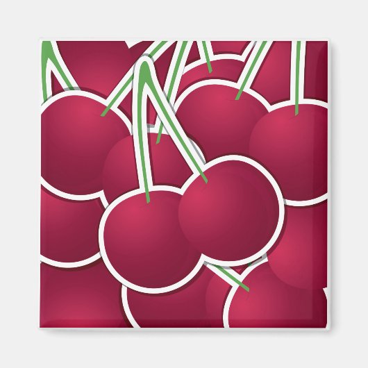 Funky cherry magneet (Voorkant)