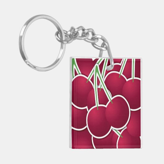 Funky cherry sleutelhanger (Voorkant Links)