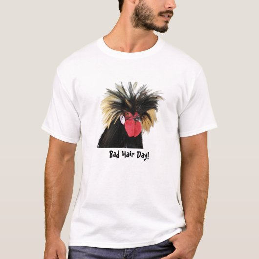 Funky Chicken - Bad Hair Day T-shirt (Voorkant)