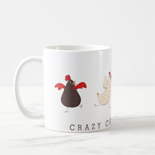 Funky Chicken Crazy Chicken Lady mok (Links)