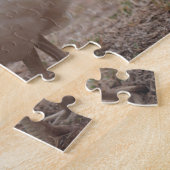 Funky Chicken Hen Hy-Line Silver Brown Legpuzzel (Zijkant)