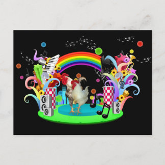 Funky Chicken Party Briefkaart