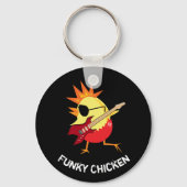 Funky Chicken Sleutelhanger (Voorkant)