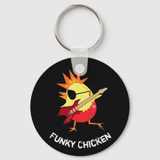 Funky Chicken Sleutelhanger (Voorkant)