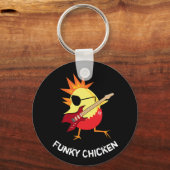 Funky Chicken Sleutelhanger (Voorkant)