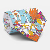 Funky Chicken Stropdas (Opgerold)