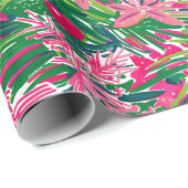 Funky Christmas Foliage Cadeaupapier (Rol Hoek)