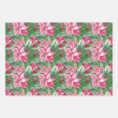 Funky Christmas Foliage Patterned Inpakpapier Vel (Voorkant 3)