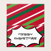 Funky Christmas Kaart #HolidayZ (Buitenkant ongevouwen)