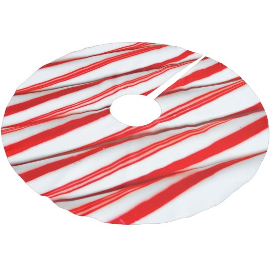 Funky Chrstmas Candy Canes Kerstboom Rok (Gekanteld)