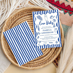 Funky Ciao Baby Handgetekende Italiaanse babyshowe Kaart