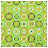 Funky Circles Groen Stof (Swatch)
