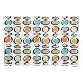 Funky Circles medio midden eeuw Modern Patroon Kussensloop (Voorkant)