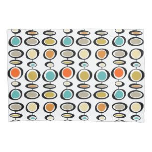 Funky Circles medio midden eeuw Modern Patroon Kussensloop