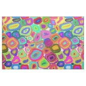 Funky Circles Modern Abstract geschilderd uiterlij Stof (Fat Quarter)