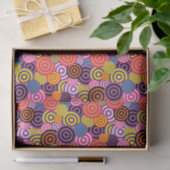 FUNKY CIRCLES PATTERN TISSUEPAPIER (Geschenk)