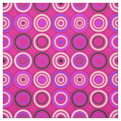 Funky Circles Roze Stof (Swatch)