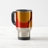 Funky Circles Travel Mug Reisbeker (Voorkant links)