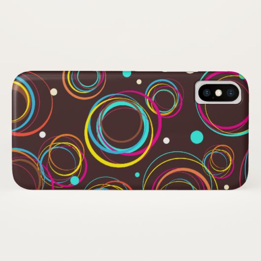 Funky Circular Patterated multi-phone case (Achterkant (horizontaal))