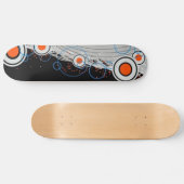 Funky Circular Pattern Skateboard (Horizontaal)