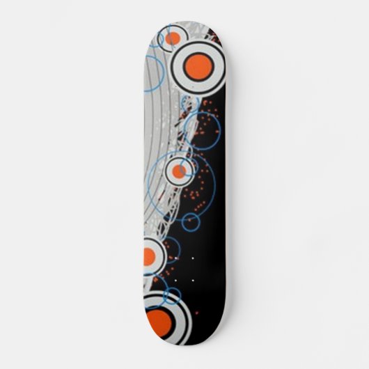 Funky Circular Pattern Skateboard (Voorkant)