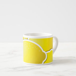 Funky citroenen espresso kop