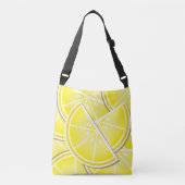 Funky citroenwiggen! crossbody tas (Voorkant)