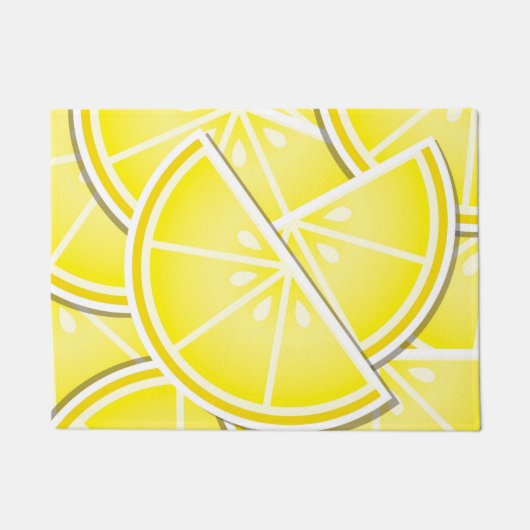 Funky citroenwiggen! deurmat (Voorkant)
