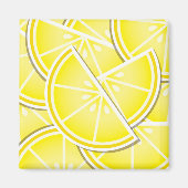 Funky citroenwiggen! magneet (Voorkant)