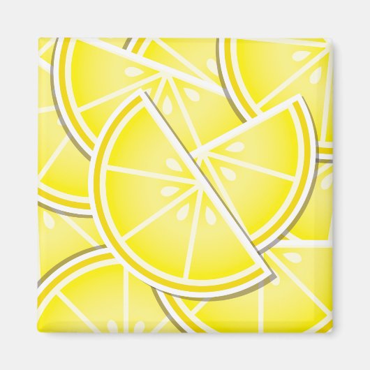 Funky citroenwiggen! magneet (Voorkant)