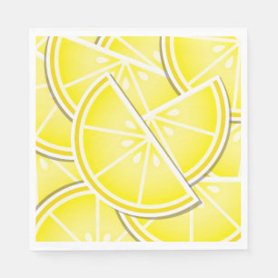 Funky citroenwiggen! servetten