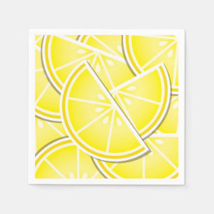 Funky citroenwiggen! servetten
