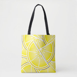 Funky citroenwiggen! tote bag