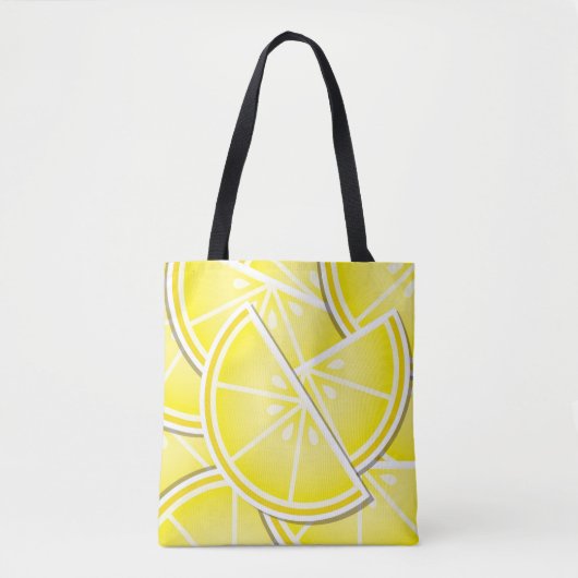 Funky citroenwiggen! tote bag (Voorkant)