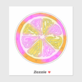 Funky Citrus Sticker