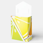 Funky citruswig bedankdoosjes (Geopend)