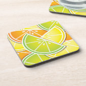 Funky citruswig bier onderzetter (Linkerzijde)