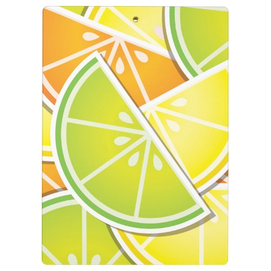 Funky citruswig klembord (Achterkant)