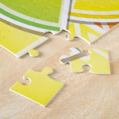 Funky citruswig legpuzzel (Zijkant)