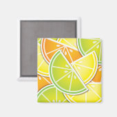 Funky citruswig magneet (Voorkant / Achterkant)