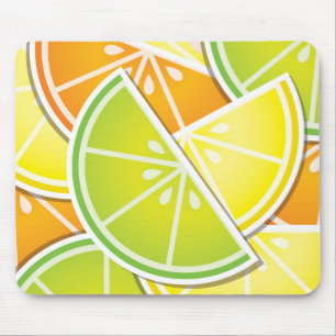 Funky citruswig muismat
