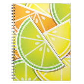 Funky citruswig notitieboek (Voorkant)