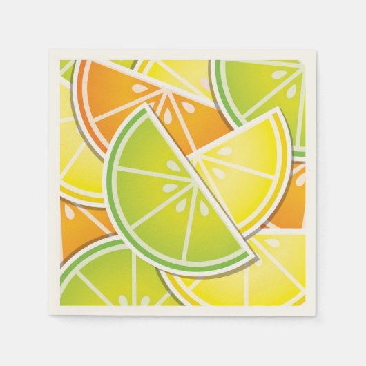 Funky citruswig servet (Voorkant)