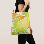 Funky citruswig tote bag (Dichtbij)