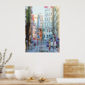 Funky City Life Poster (Keuken)