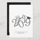 Funky Class of 2019 Afstuderen Kaart (Voorkant / Achterkant)