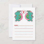 Funky Classroom Kind Valentijnsdag Kaart (Achterkant)