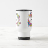 Funky Cloud Personalized Travel Mug Reisbeker (Center)
