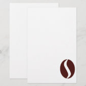 Funky Coffee Bean Briefpapier (Voorkant / Achterkant)