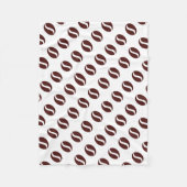 Funky Coffee Bean Fleece Deken (Voorkant)